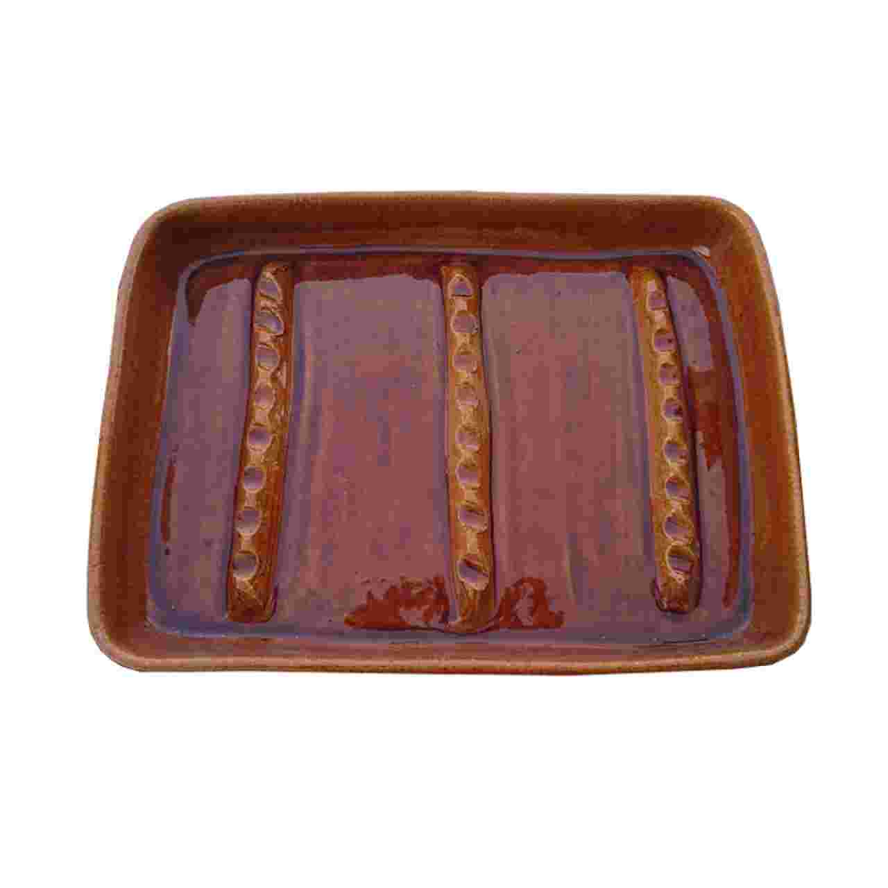 Cazuela Asadora Rectangular Cochinillo - Cazuelas - Alfarería Rosa