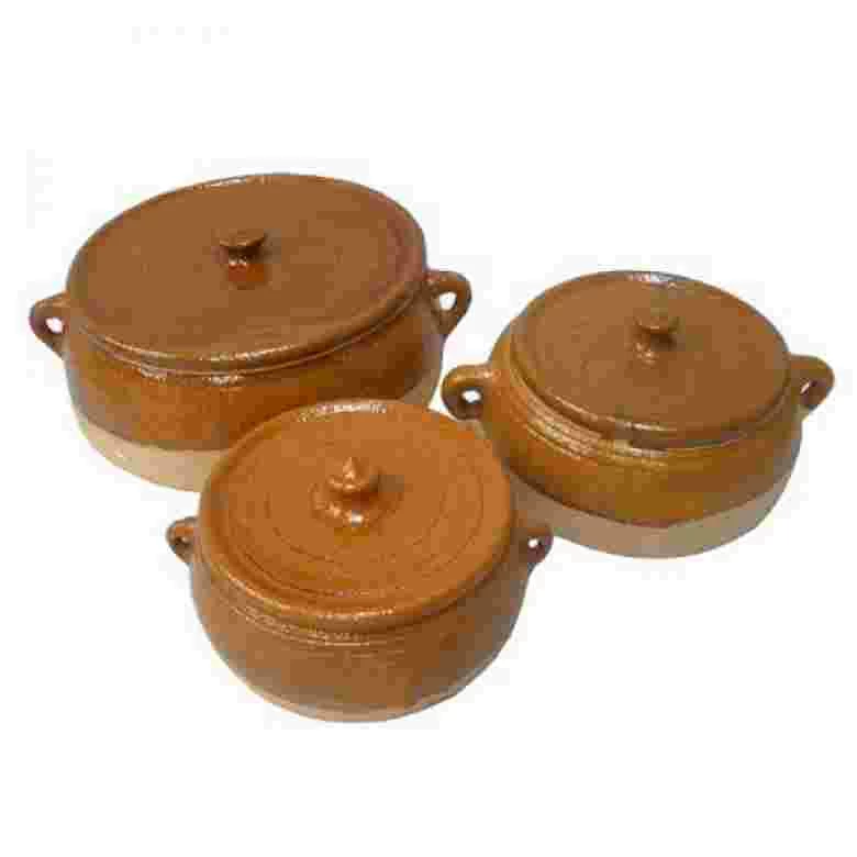 Clay Pot with Lid - 1062