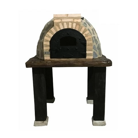 Concrete imitation Wood base for Oven