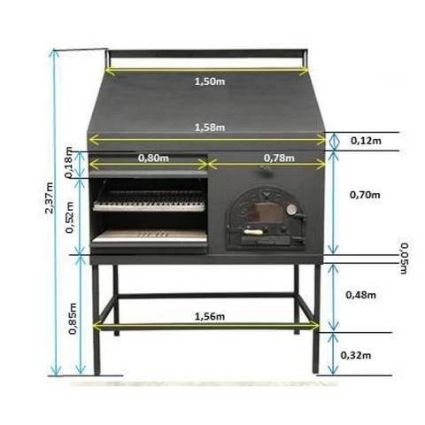 Conjunto Horno+Barbacoa - 968