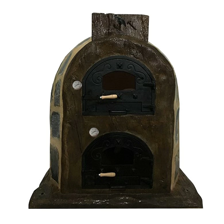 Heat Envelope Stone Oven Round-Shaped Burner Wood