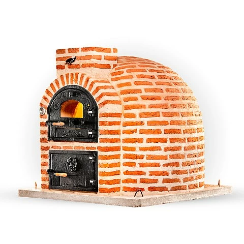 Horno de leña hornilla SUPERIOR ladrillo exterior - 1965 Horno de leña hornilla SUPERIOR ladrillo exterior - 1965