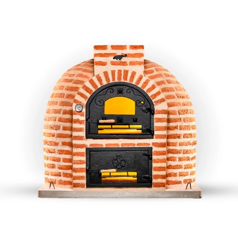 Horno de leña hornilla SUPERIOR ladrillo exterior - 1967 Horno de leña hornilla SUPERIOR ladrillo exterior - 1967