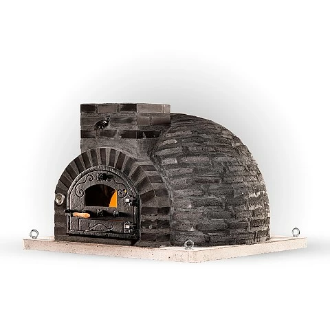 Horno de le�a SUPERIOR acabado ladrillo negro negro - 2133