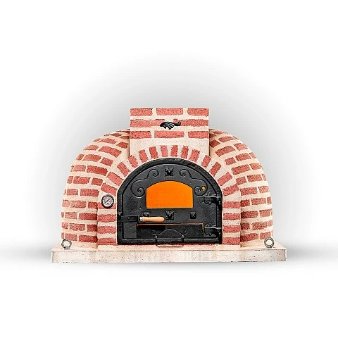 Horno de le�a SUPERIOR acabado ladrillo rojo  - 1706