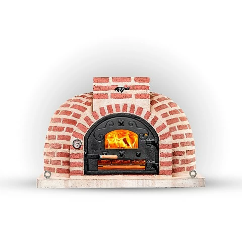 Horno de le�a SUPERIOR acabado ladrillo rojo  - 1774