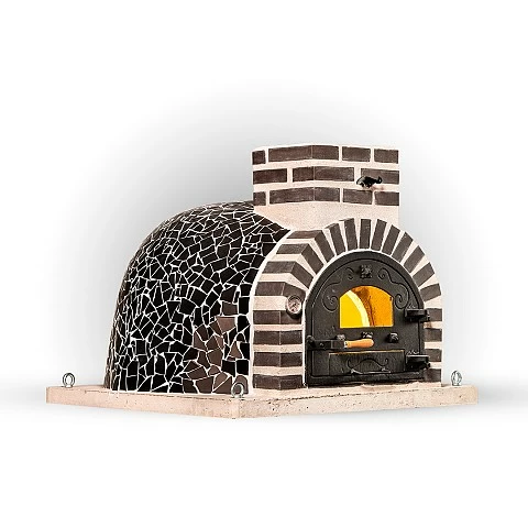 Horno de le�a SUPERIOR azulejo negro - 2246