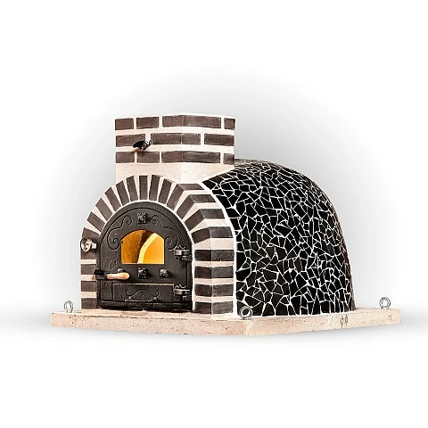Horno de le�a SUPERIOR azulejo negro - 2247