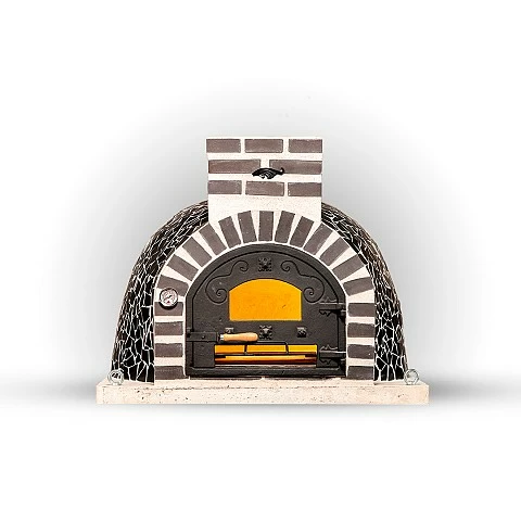 Horno de le�a SUPERIOR azulejo negro - 2248