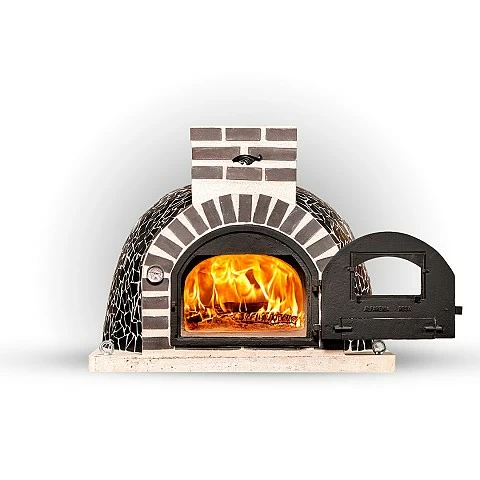 Horno de le�a SUPERIOR azulejo negro - 2249