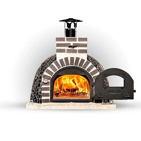 Horno de le�a SUPERIOR azulejo negro - 2250