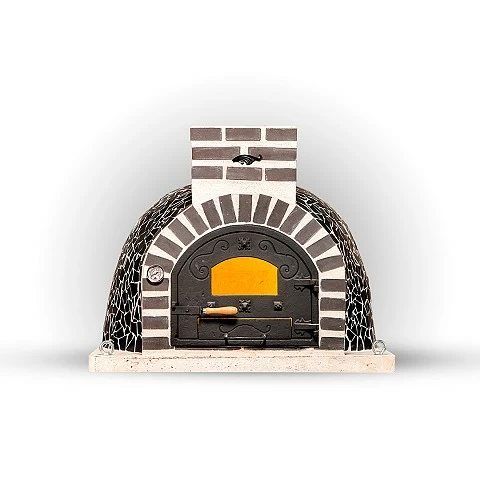 Horno de le�a SUPERIOR azulejo negro - 2251
