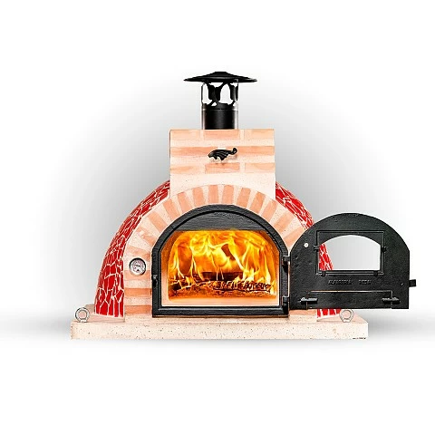 Horno de leña SUPERIOR azulejo rojo - 2227 Horno de leña SUPERIOR azulejo rojo - 2227