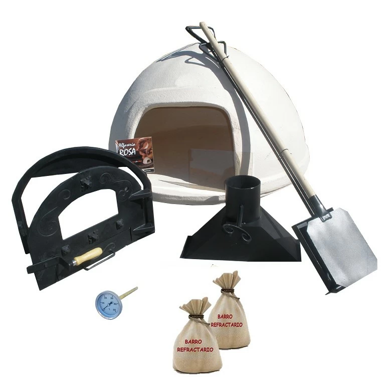 Kit-Lote 3:Lote de horno+barro refractario 