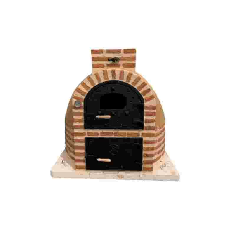 Oven with round-shaped burner and traditional finish - 1439