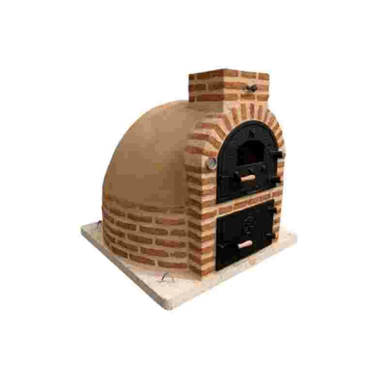 Oven with round-shaped burner and traditional finish - 1440