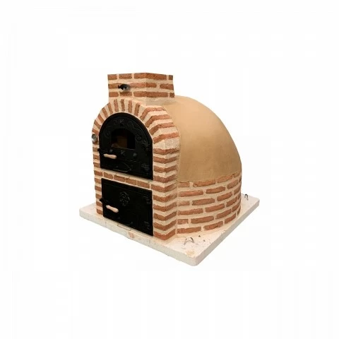 Oven with round-shaped burner and traditional finish - 1441