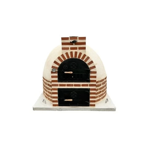 Oven with round-shaped burner and traditional finish - 1482