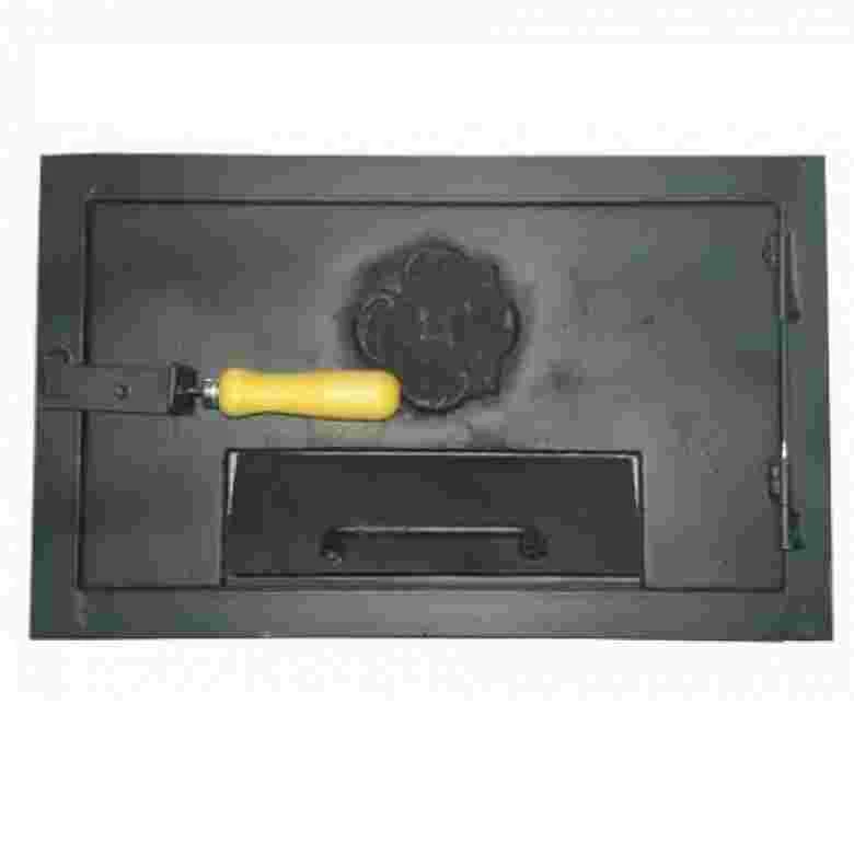 Oven with square-shaped burner and traditional finish - 145