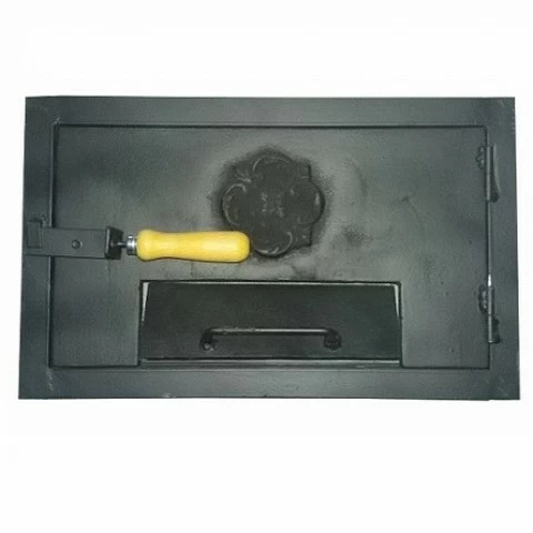 Oven with square-shaped burner and traditional finish - 145