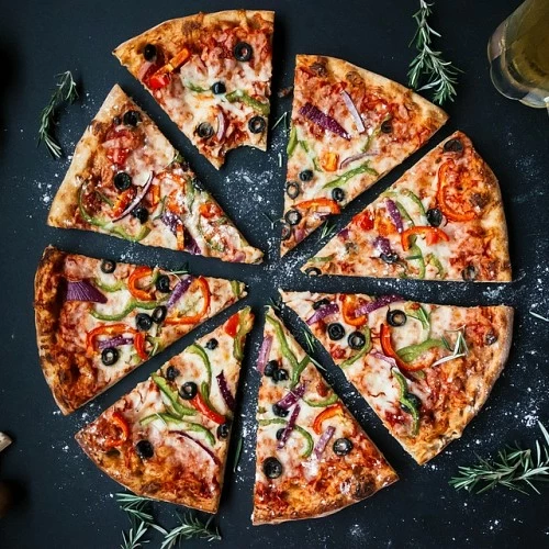 Pizza al horno de lea
