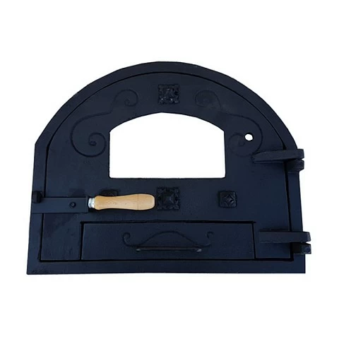 Superior Iron Cast Door with Glass - 921