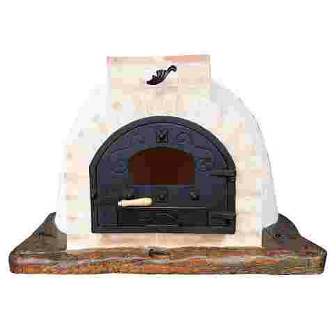 Traditional Assembled Oven Cement / Clay / Straw con Wood Base