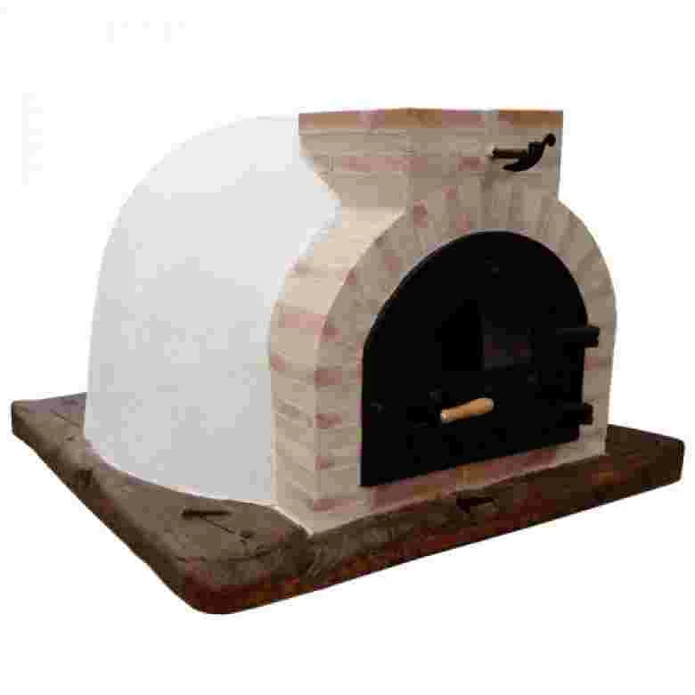 Traditional Assembled Oven Cement / Clay / Straw con Wood Base - 349