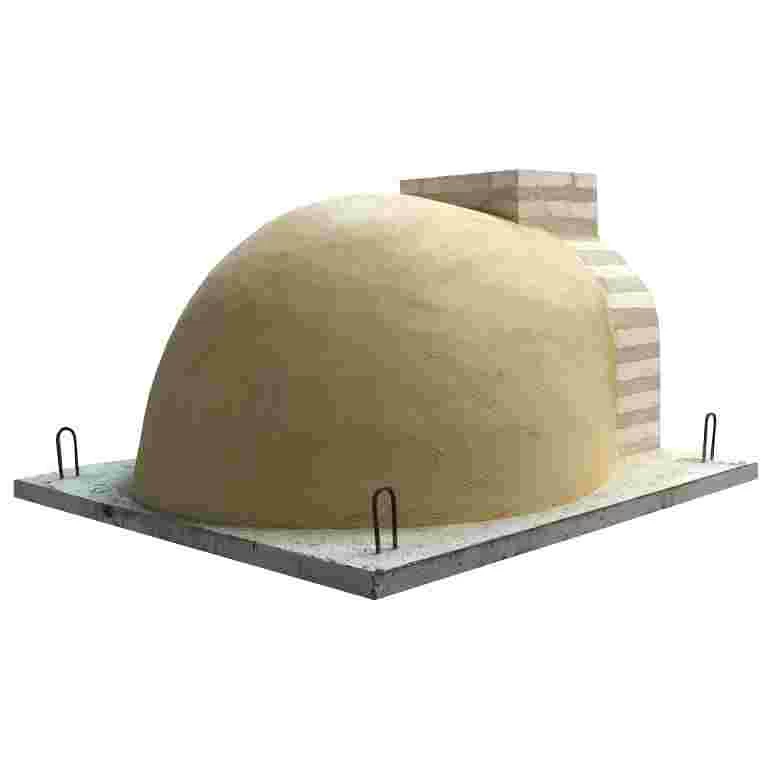 Traditional Assembled Oven finish Cement/Clay/Straw - 1202