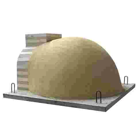 Traditional Assembled Oven finish Cement/Clay/Straw - 1203