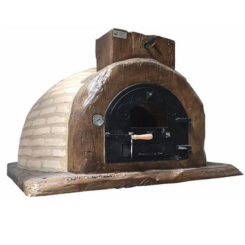 Traditional Assembled Oven Finished with Traditional Brick Wood