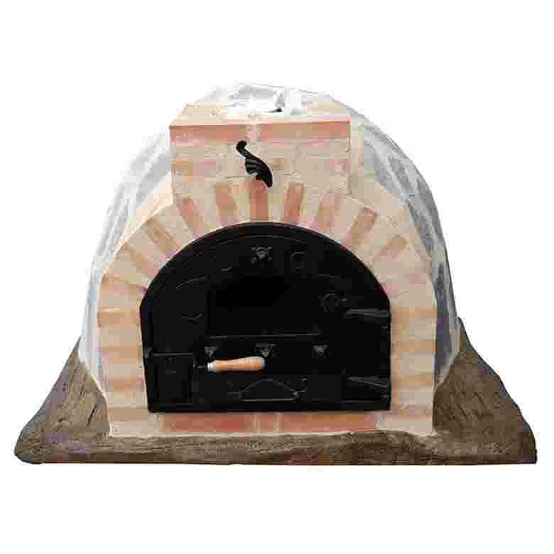 Traditional Assembled Oven Stone with Wood Base