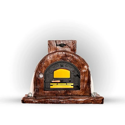 Traditional Assembled Oven With Cement/Clay/Straw Wood Finish - 2183