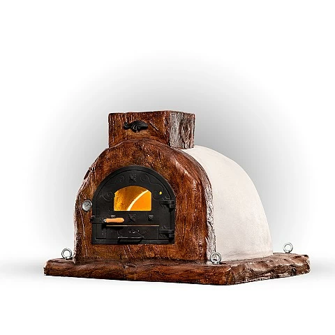 Traditional Assembled Oven With Cement/Clay/Straw Wood Finish - 2187