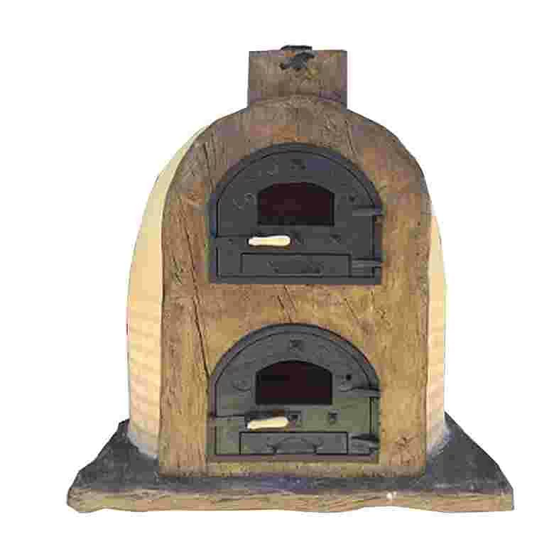 Traditional Heat Envelope Oven Round-Shaped Burner Wood