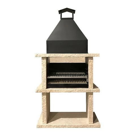 White Concrete Barbecue White Concrete Barbecue